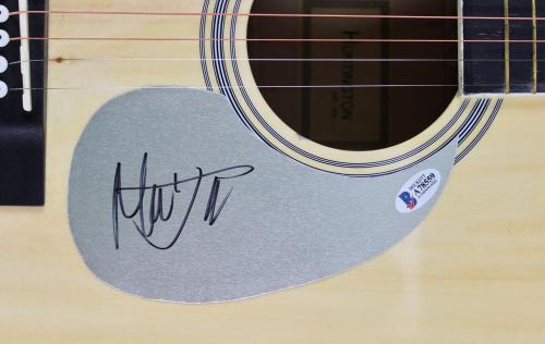 Mick Jagger The Rolling Stones Signed Acoustic Guitar BAS #A78559