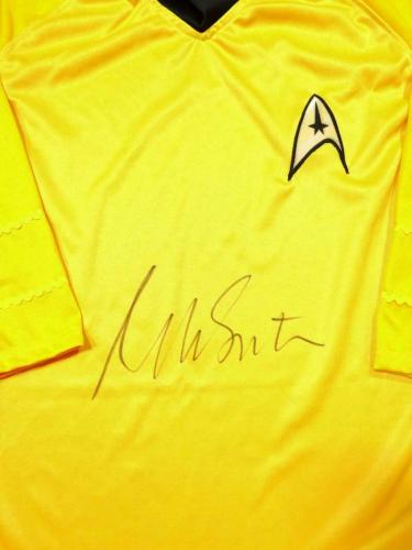 William Shatner Signed Star Trek Captain Kirk Long Sleeve Yellow Shirt- JSA W