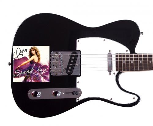 Taylor Swift Autographed Speak Now CD Cover Guitar RACC TS UACC RD AFTAL