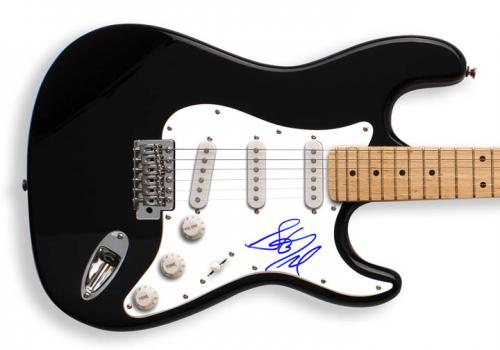 Steven Tyler Autographed Signed Aerosmith Guitar &amp; Proof UACC AFTAL