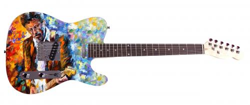 Eric Clapton Autographed Facsimile Signed Custom Graphics Guitar