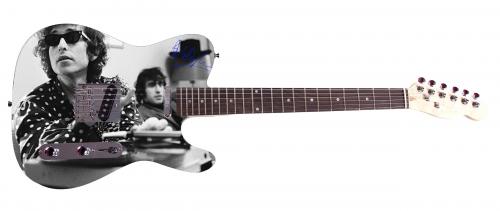 Bob Dylan Autographed Facsimile Signed Custom Graphics Guitar