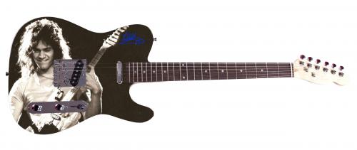Eddie Van Halen Autographed Facsimile Signed Custom Graphics Guitar