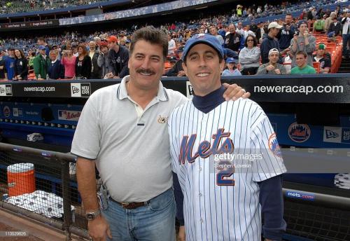Jerry Seinfeld Signed #2 New York Mets Marv Throneberry Jersey Licensed Jsa Coa