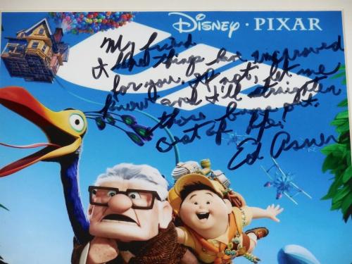Ed Asner Autographed 8x10 Color Photo (framed & Matted) - Disney's Up!