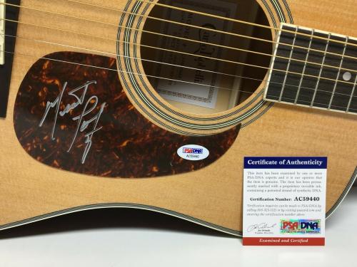 Meat Loaf Signed Acoustic Guitar *Bat Out of Hell *The Monster Is Loose PSA