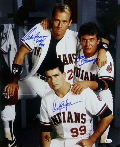 Tom Berenger Signed Major League 8x10 Photo BAS COA Indians Baseball Movie Auto 