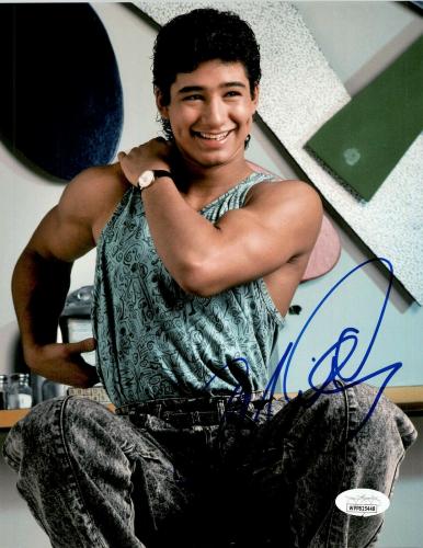 Mario Lopez "A.C." Autographed Signed  8x10 Photo JSA Save by the Bell 2