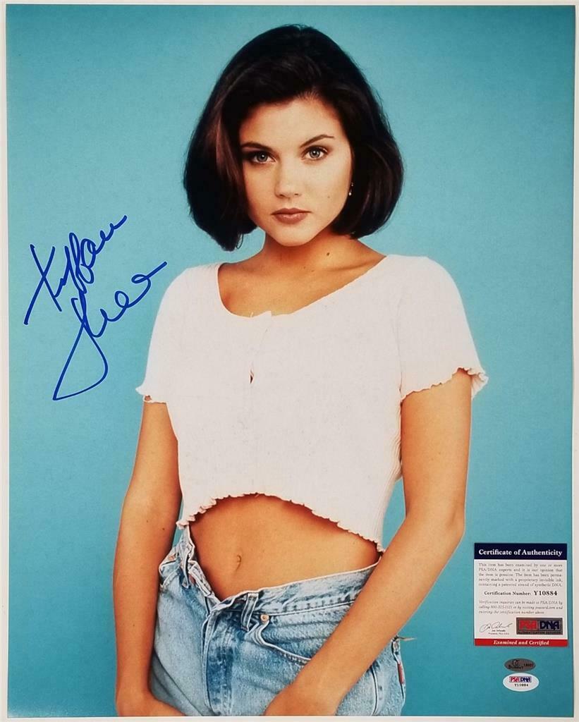 Tiffani Thiessen Signed 16x20 Photo 4 Saved By The Bell Autograph Psa Dna Coa