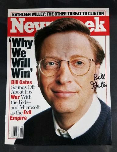 Autographed Bill Gates Memorabilia Signed Photos Other Items