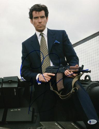 PIERCE BROSNAN #1 A5 Signed Mounted Photo Print FREE DELIVERY REPRINT 