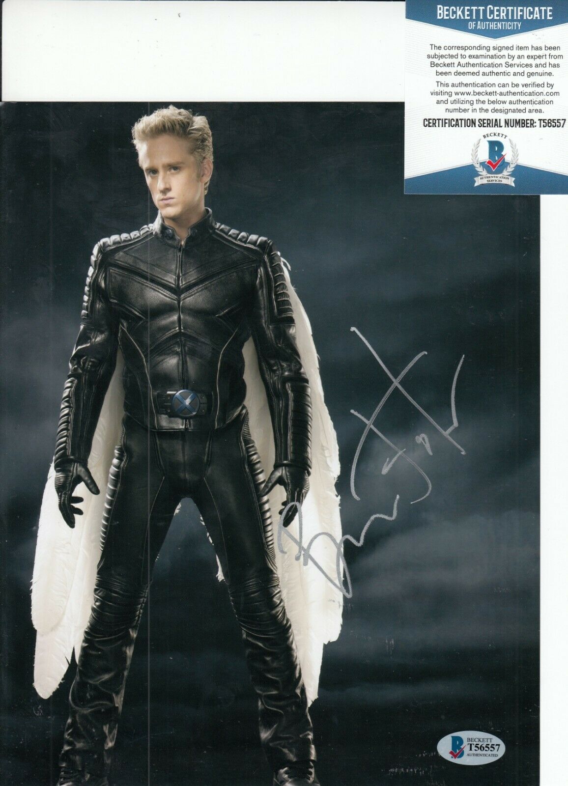 Ben Foster Signed X Men The Last Stand Angel 8x10 Photo Beckett Bas T