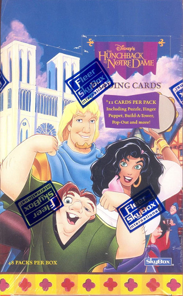 Table #75 Hunchback Of Notre Dame 1996 Skybox Disney Cut Out Card C721 
