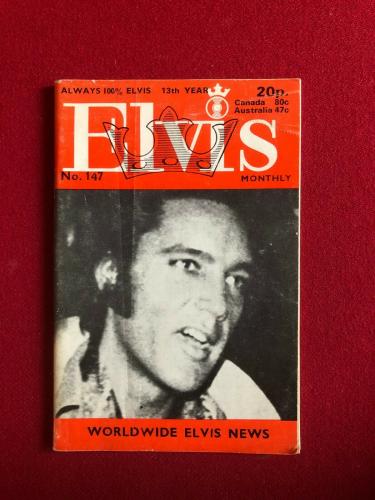 1972, Elvis Presley, "ELVIS MONTHLY" Magazine (Scarce / Vintage)