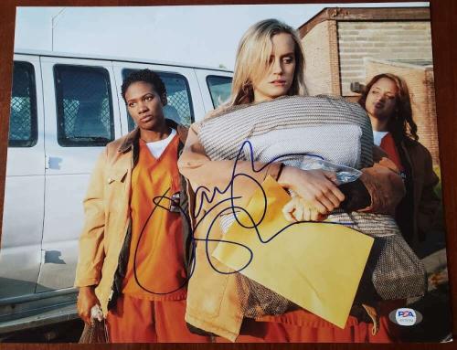 Taylor Schilling PSA DNA Signed 11x14 Orange Is The New Black Photo Autograph
