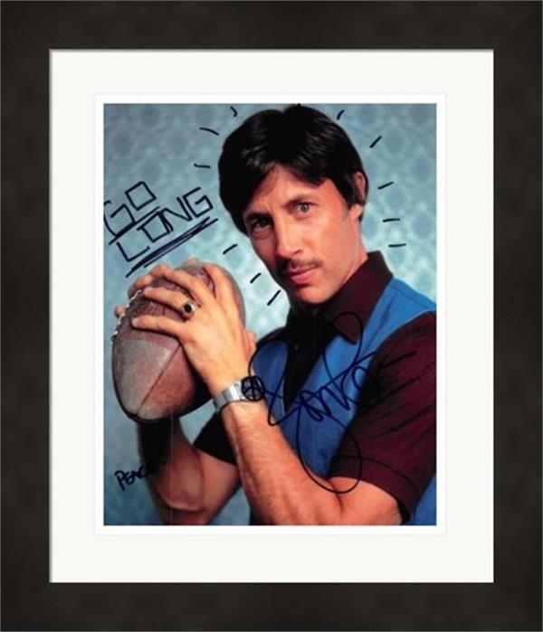 Jon Gries Autographed 8x10 Photo Napoleon Dynamite Uncle Rico Sc3 Inscribed Go Long Matted Framed