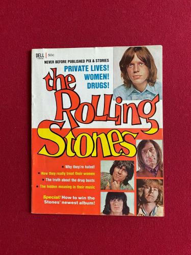 1970, Rolling Stones, "DELL" Magazine (Scarce / Vintage) Mick Jagger