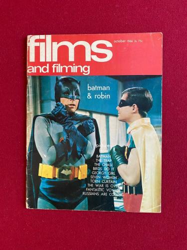 1966, BATMAN, "Films & Fiming" (No Label) Magazine (Scarce / Vintage)