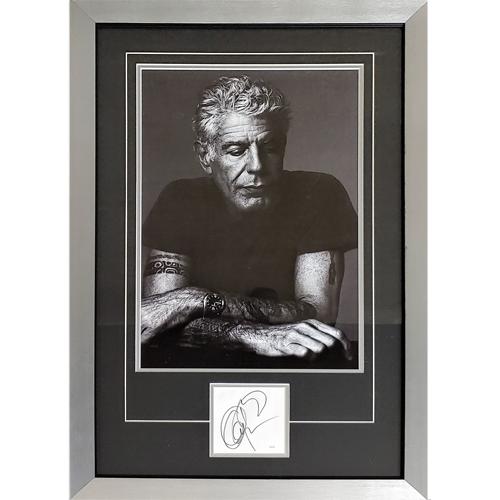 ANTHONY BOURDAIN signed 8x10 color photo NO RESERVATIONS Reprint 