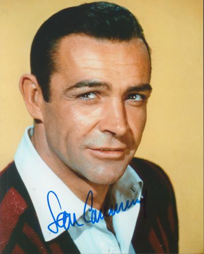 Sean Connery James Bond 007 Signed 8x10 Photo Autographed JSA #Z40577