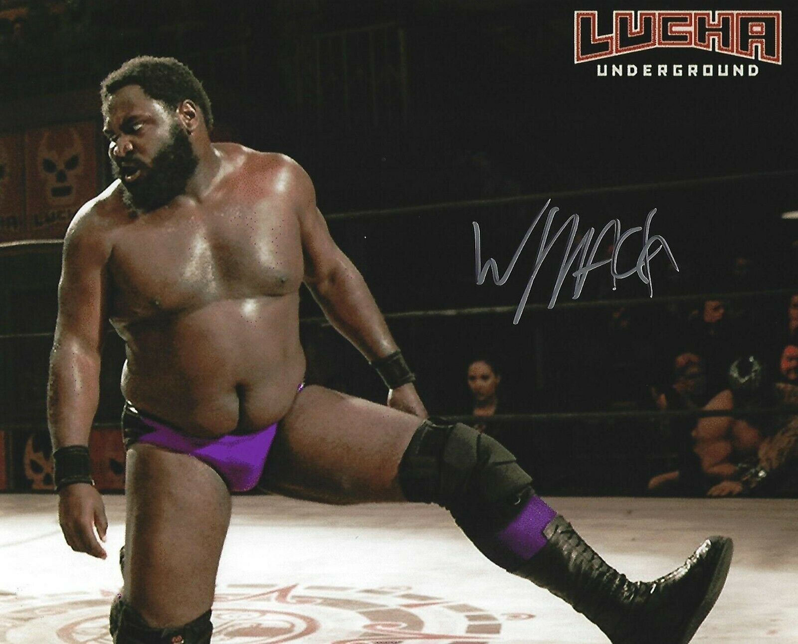 Willie Mack Autographed Lucha Underground 8x10 Wrestling Signed WWE AAA COA 