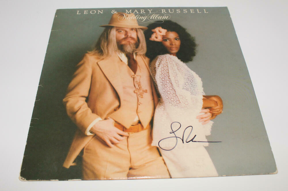 Leon Russell Signed Autograph Album Vinyl Record Wedding