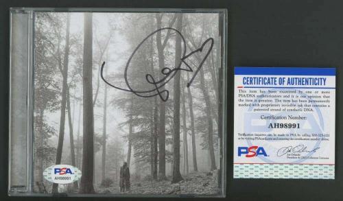 Taylor Swift PSA DNA Coa Hand Signed Folklore CD  Autograph