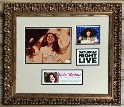 Vintage GILDA RADNER  (Saturday Night Live) custom framed photo display-JSA