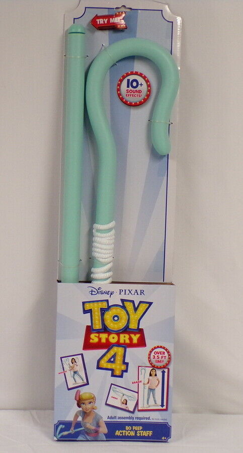 New Sealed Toy Story 4 Bo Peep 3 5 Foot Action Staff W Sound Effects