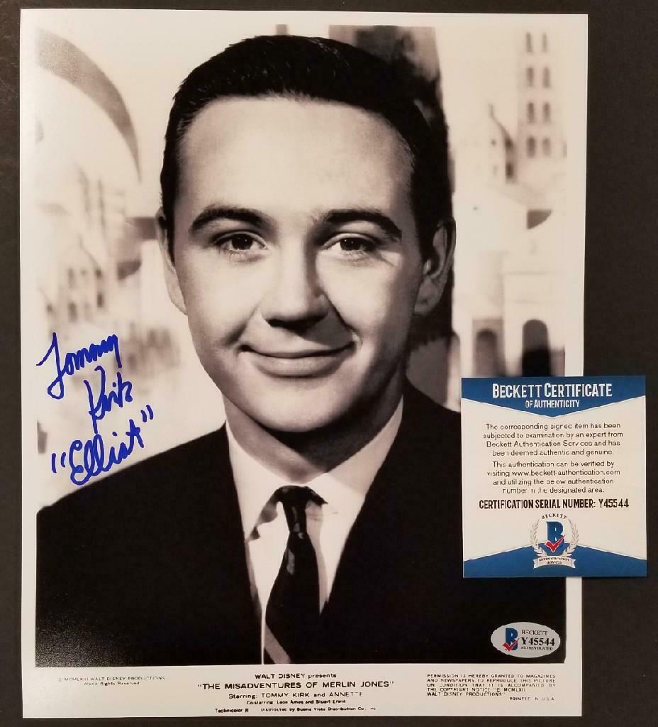 Tommy Kirk Autograph "Old Yeller" Inscription Signed 8x10 Photo PSA/DNA COA 