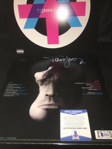 Tommy Lee Signed Andro Vinyl Album Rock N Roll Legend Beckett #2