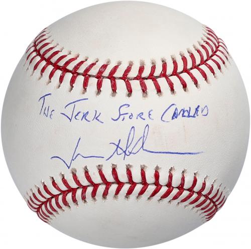 Jason Alexander Seinfeld Autographed Baseball with "Jerk Store" Inscription