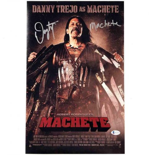 Ravisah In Danny Trejo Autograph Signed Machete Kills Photo Print Robert Rodriguez Collectables Film