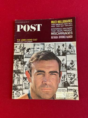 1965, Sean Connery (James Bond), "POST" Magazine (Scarce / Vintage)