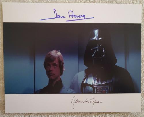 Star Wars Dave Prowse James Earl Jones Signed 8x10 Photo Bas Beckett Coa Rare!