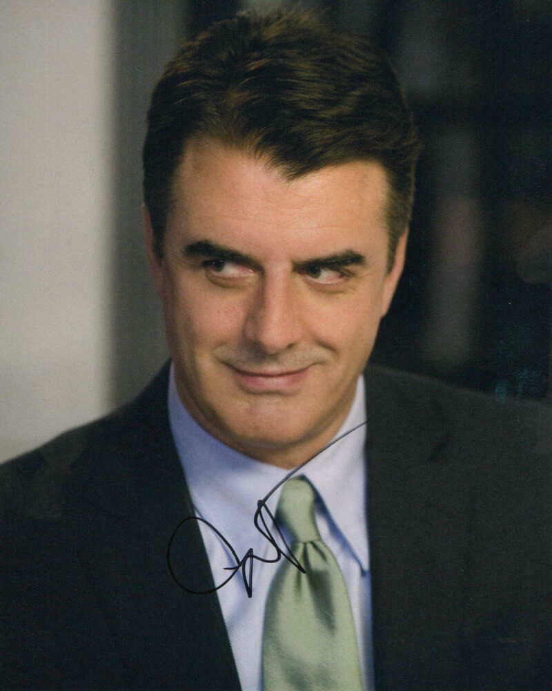 Chris Noth Signed Autograph 8x10 Photo Law Order Mr Big Sex And The City