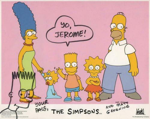 The Simpsons Cast Matt Groening Homer Signed Autographed A4 Print Poster TV Show 
