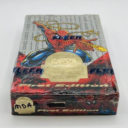 1994 Fleer Spider-Man First Edition Marvel Universe Trading Cards Box