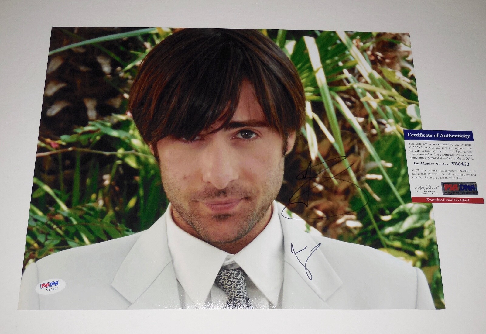 Jason Schwartzman Autographed 11x14 Color Photo Actor Psa Dna