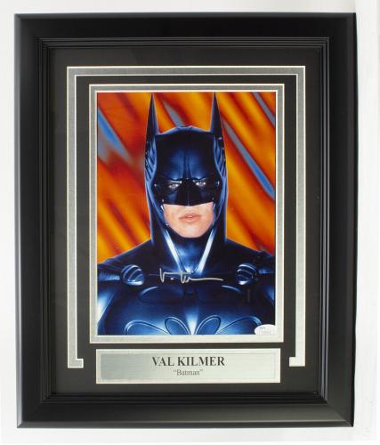 Val Kilmer Signed Framed 8x10 Batman Forever Photo JSA