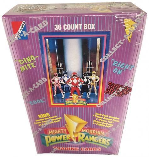 Collect-A-Card Booster Pack Mighty Morphin Power Rangers Premium Trading Cards 