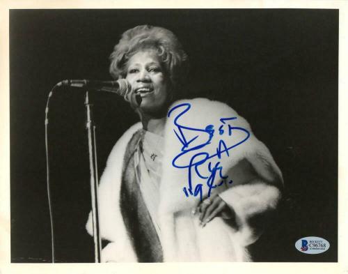 ARETHA FRANKLIN 8X10 AUTHENTIC IN PERSON SIGNED AUTOGRAPH REPRINT PHOTO RP 
