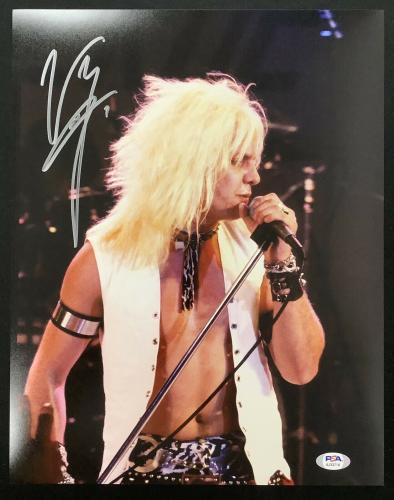 Vince Neil Signed Photo 11x14 Motley Crue Autograph Lead Singer 80s PSA/DNA 2