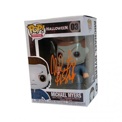#03 Michael Myers Nick CastleMichael Myers Autographed/Signed Halloween Funko Pop
