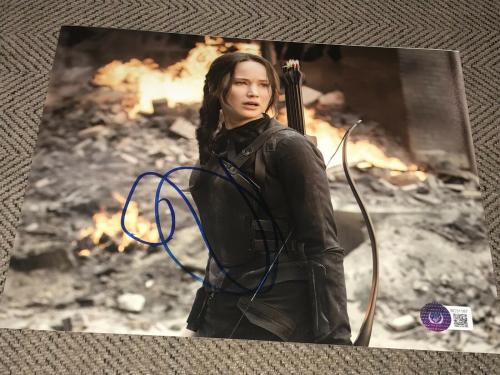 JENNIFER LAWRENCE THE HUNGER GAMES SIGNED PHOTO PRINT AUTOGRAPH 