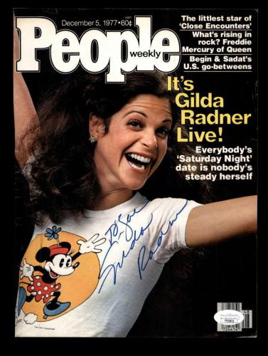 Gilda Radner JSA Coa Signed 8x10 Cover Photo Autograph