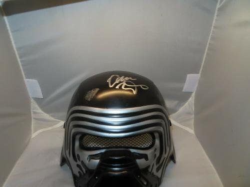 Adam Driver Signed Kylo Ren Mask Star Wars Autographed Beckett Witnessed COA 1A