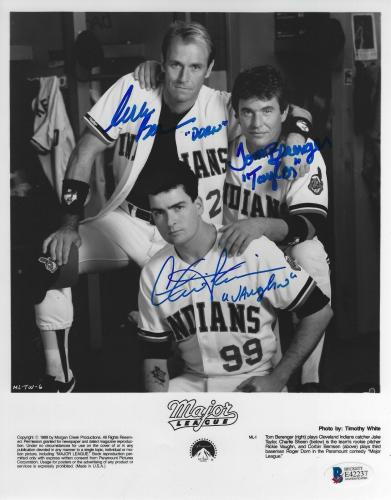 Tom Berenger Signed Major League 8x10 Photo BAS COA Indians Baseball Movie Auto 