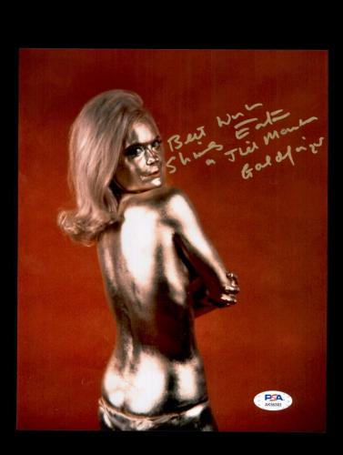 Shirley Eaton PSA DNA Coa Signed 8x10 James Bond Photo Autographed