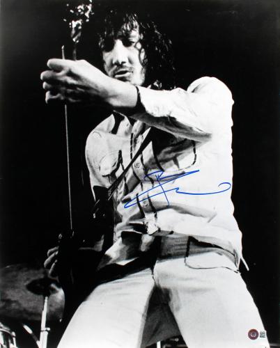 Pete Townshend The Who Signed 16x20 Black & White Photo BAS #BC13610